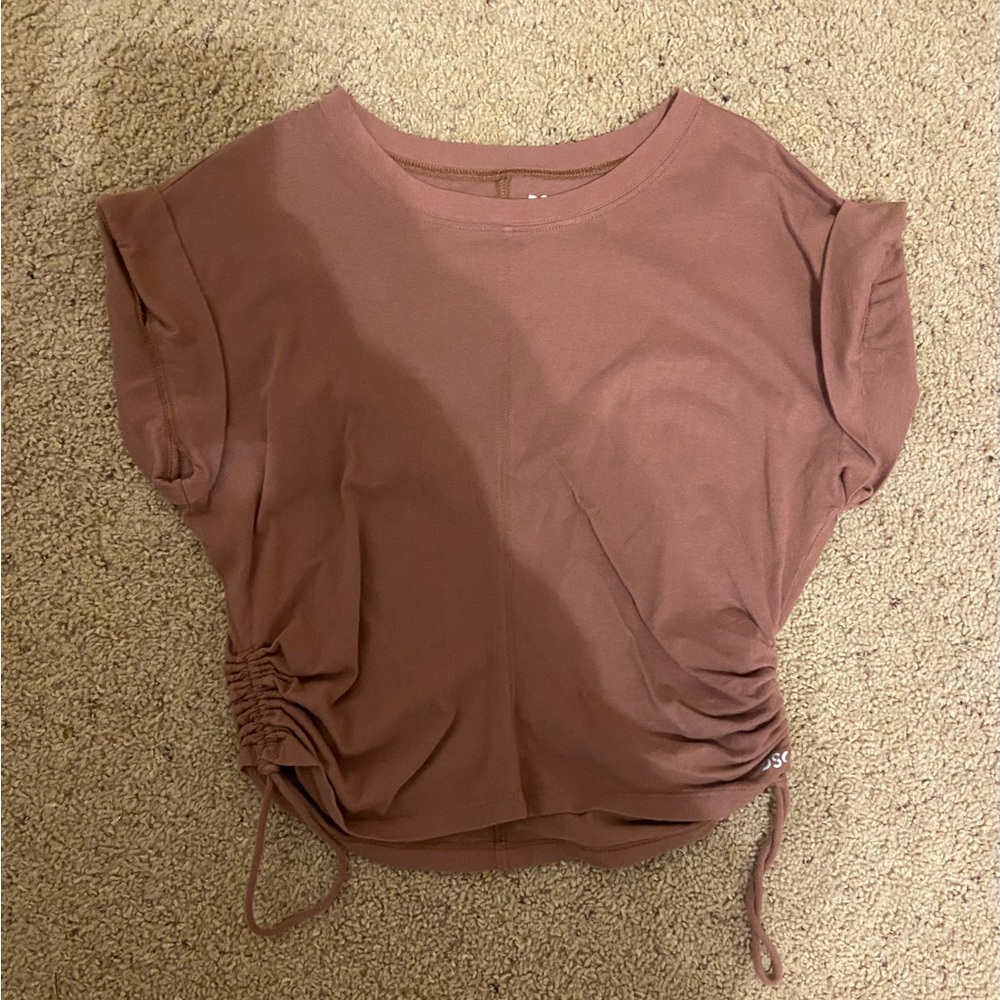 Women's Brown Ruched Top